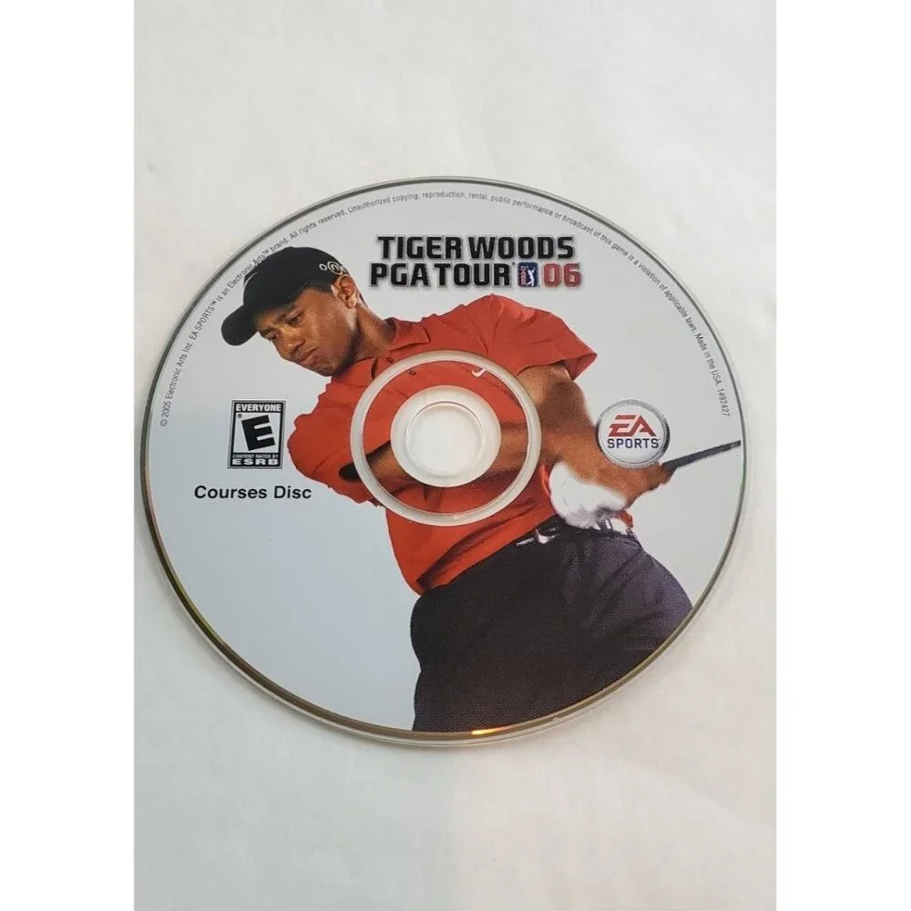 Tiger Woods PGA Tour 06 PC CD-ROM 3-Disc Set